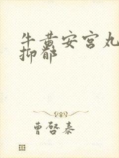 牛黄安宫丸治疗抑郁封面