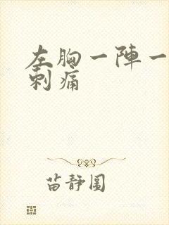 左胸一阵一阵的刺痛封面