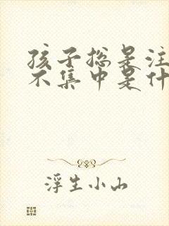 孩子总是注意力不集中是什么原因