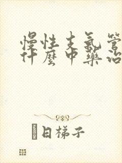 慢性支气管炎用什么中药治疗