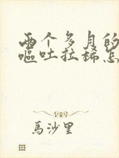 两个多月的小狗呕吐拉稀怎么办