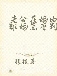 老公在婚内出轨离婚怎么判