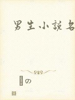 男生小说名字