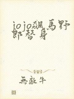 jojo飙马野郎替身封面