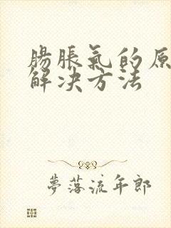 肠胀气的原因及解决方法