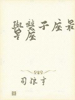 与双子座最配的星座