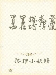 胃里总感觉有东西在堵得慌是怎么回事封面