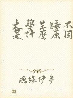 大学生睡不着觉是什么原因造成的