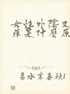 女性外阴又红又痒是什么原因