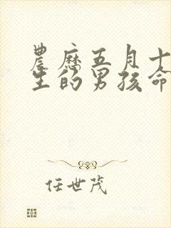 农历五月十五出生的男孩命运如何?