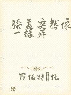 膝盖突然像针扎一样疼封面