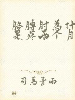 胳膊肘为什么老是疼两个月了封面