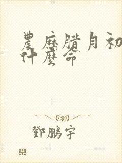 农历腊月初九是什么命