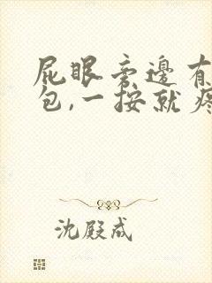 屁眼旁边有个小包,一按就疼