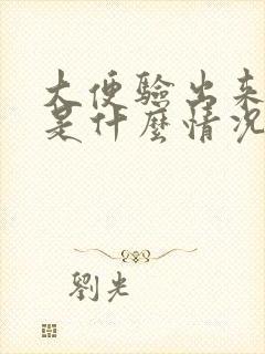 大便验出来有血是什么情况