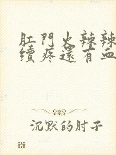 肛门火辣辣的持续疼还有血