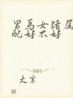 男马女猪属相婚配好不好封面