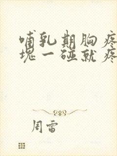 哺乳期胸疼有硬块一碰就疼