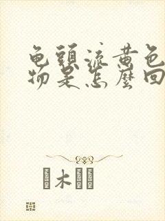 龟头流黄色分泌物是怎么回事