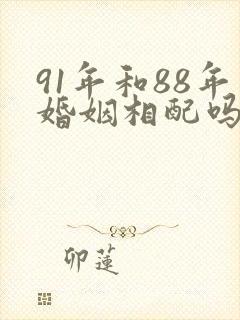 91年和88年婚姻相配吗