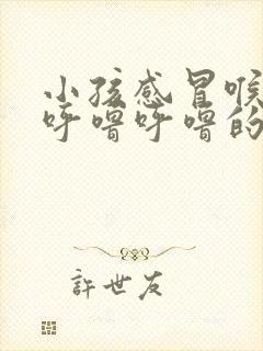 小孩感冒喉咙里呼噜呼噜的声音怎么办