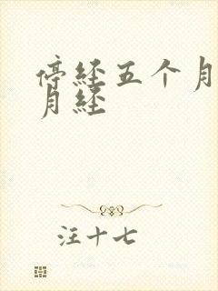 停经五个月再来月经