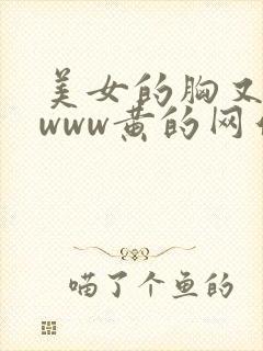 美女的胸又大又www黄的网站