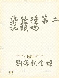 染发后第二天能洗头吗