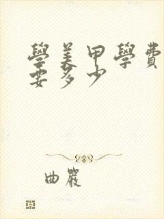 学美甲学费大概要多少封面