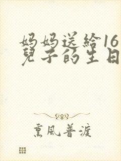 妈妈送给16岁儿子的生日祝福语封面