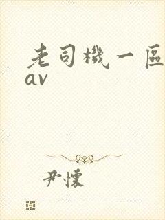 老司机一区二区av封面