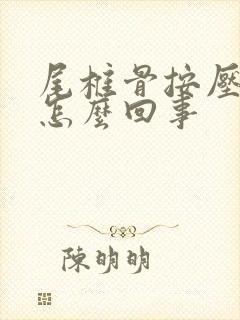 尾椎骨按压疼是怎么回事