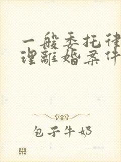 一般委托律师办理离婚案件收费是多少?