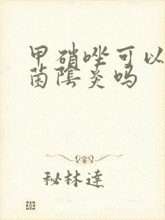 甲硝唑可以治霉菌阴炎吗