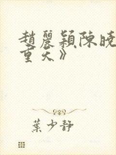 赵丽颖陈晓《九重天》