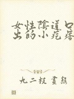 女性阴道口有突出的小疙瘩