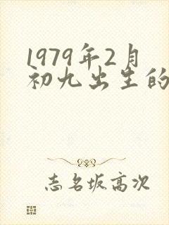 1979年2月初九出生的命运