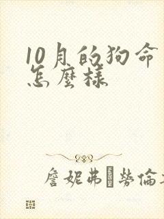 10月的狗命运怎么样