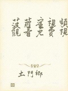 菠萝蜜视频在线观看免费视频入口