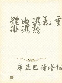 体内湿气重怎么排湿热