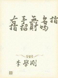 右手无名指戴戒指招财吗