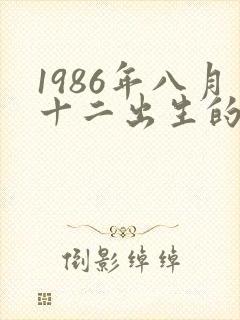 1986年八月十二出生的命运封面