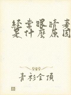 经常眼睛麦粒肿是什么原因