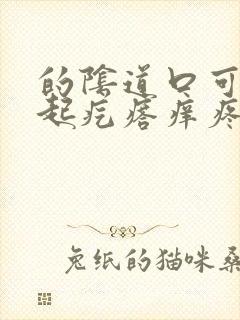 的阴道口可里面起疙瘩痒疼怎么回事