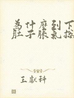 为什么到下午就肚子胀气总放屁