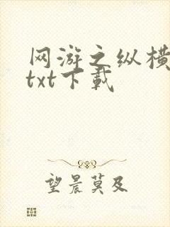 网游之纵横天下txt下载