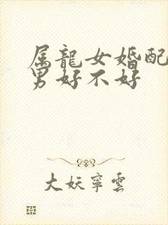 属龙女婚配属兔男好不好