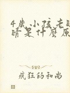 4岁小孩老眨眼睛是什么原因