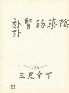 补肾的药阴阳双补