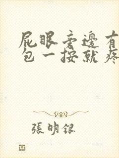 屁眼旁边有个硬包一按就疼